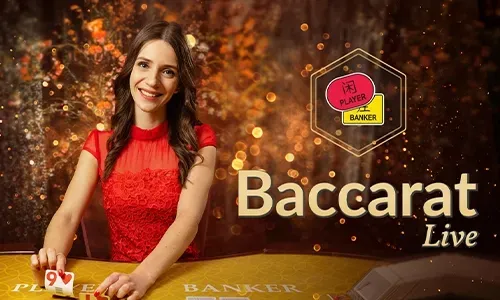 Live casino with Baccarat dealer